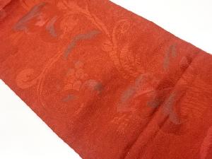 本場筑前博多花唐草模様織出し名古屋帯